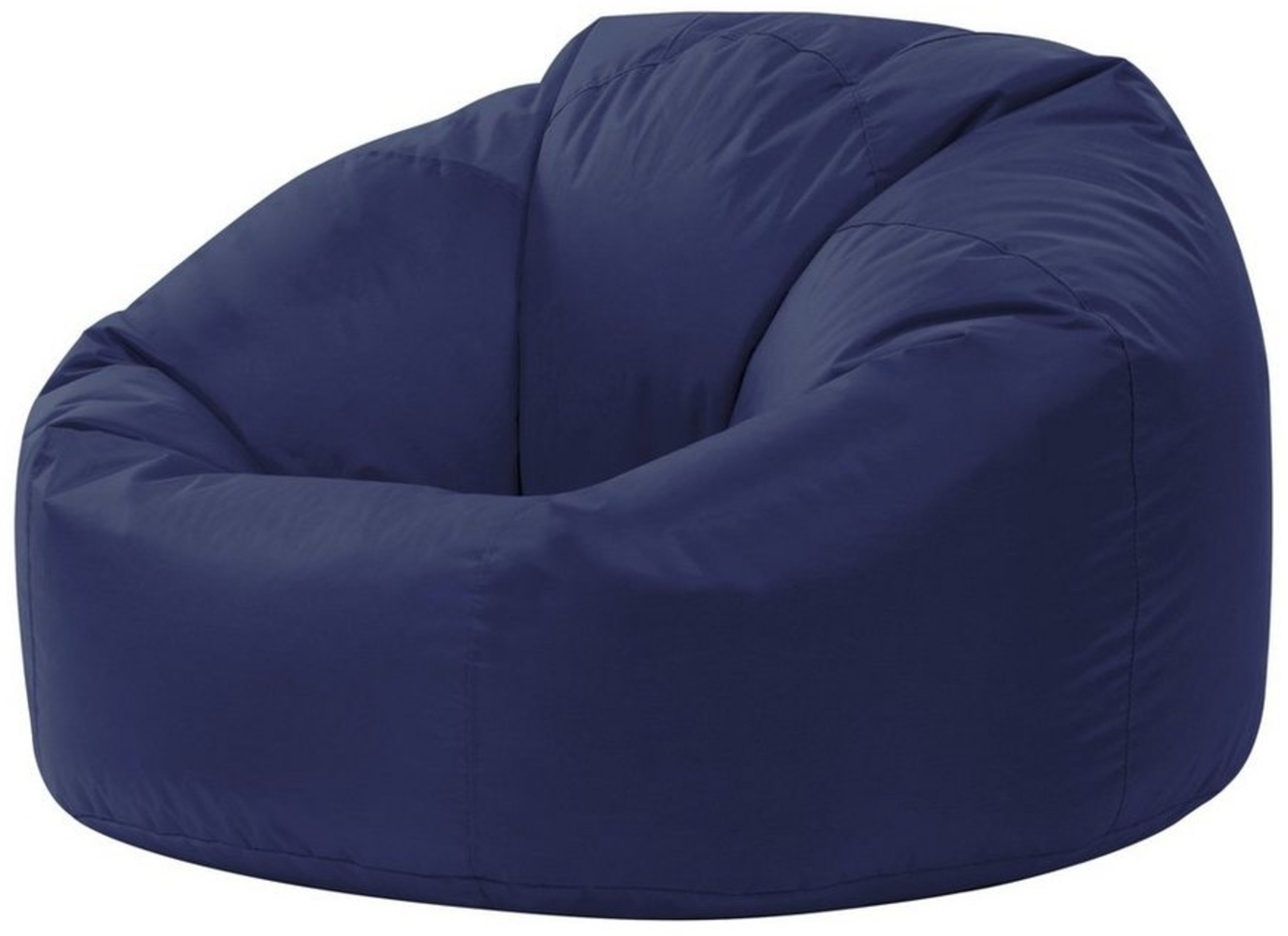 Bean Bag Bazaar Klassischer Sitzsack, Dunkelblau, Sitzsack für Erwachsene Groß, Sitzsack mit Füllung, Indoor Outdoor Sitzkissen Wasserabweisend Bild 1