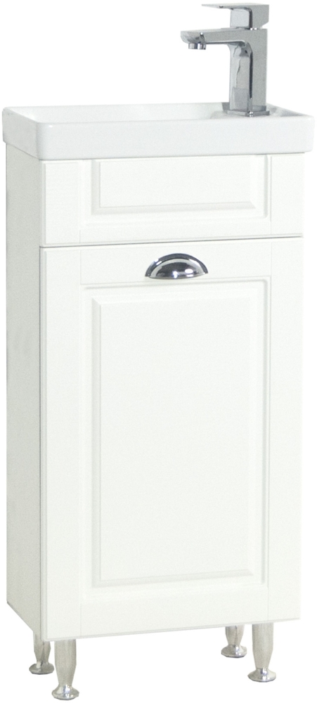 VCM Badmöbel Waschtisch Casalo 918718 Weiß H. 83 x B. 41 x T. 22 cm Bild 1