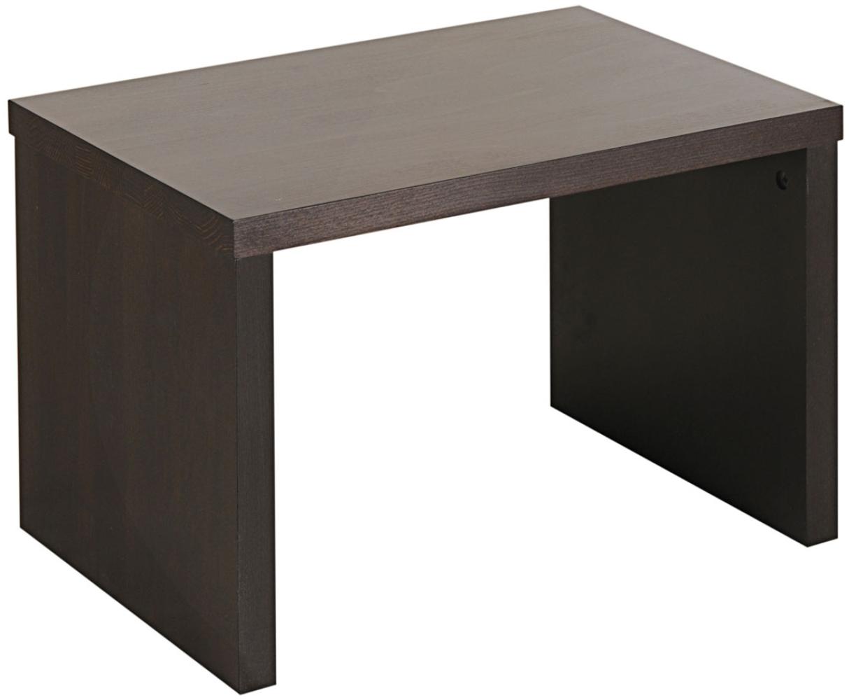 Nachttisch 50 x 36 cm Nachtkonsole Holz Buche wenge BEN 1 60271174 Bild 1