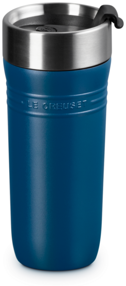 Le Creuset Thermobecher 350ml Deep Teal Edelstahl Bild 1