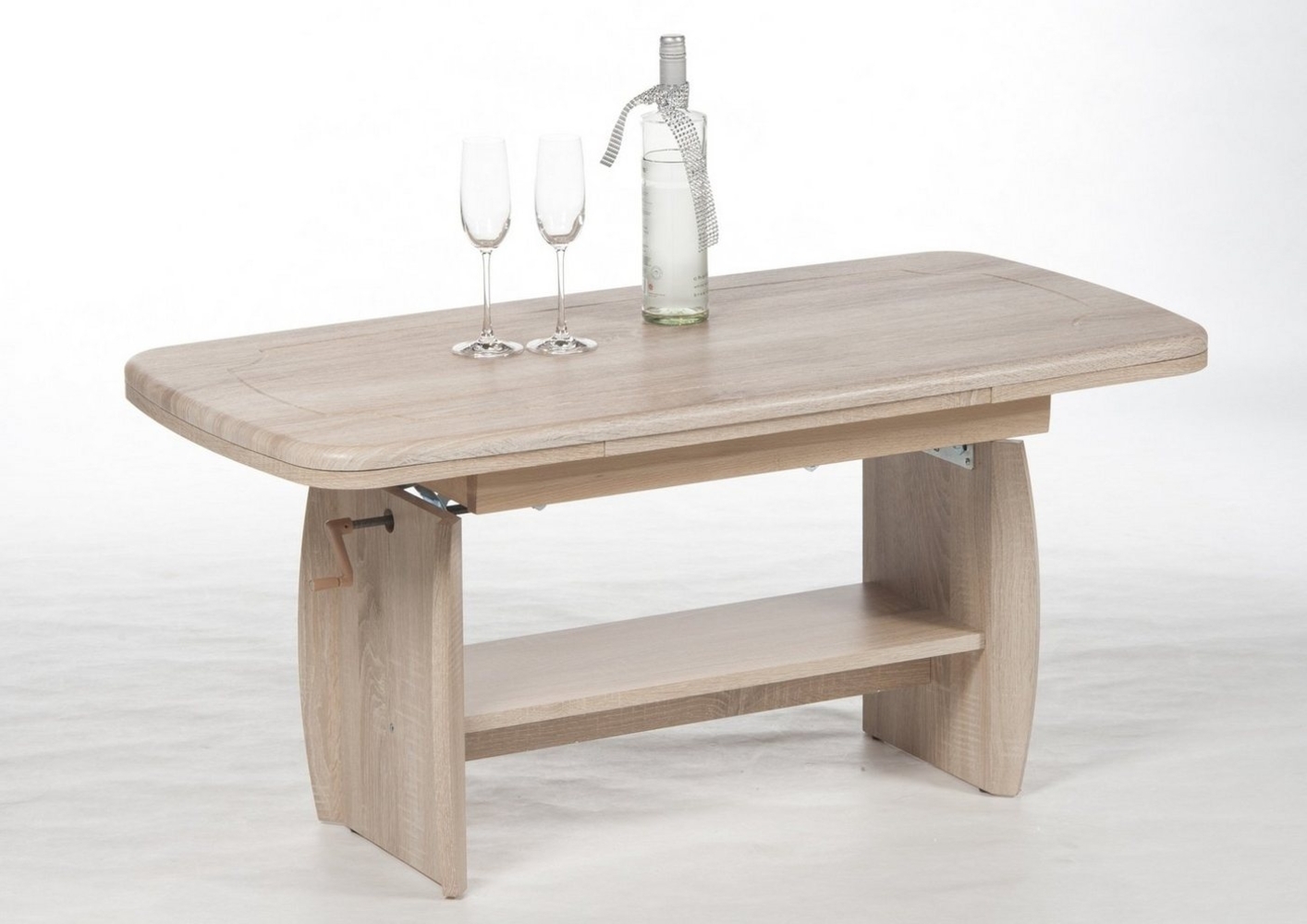 Couchtisch >Kirk< in Sonoma Eiche aus Spnplatte / MDF - 115x52x59cm (BxHxT) Bild 1