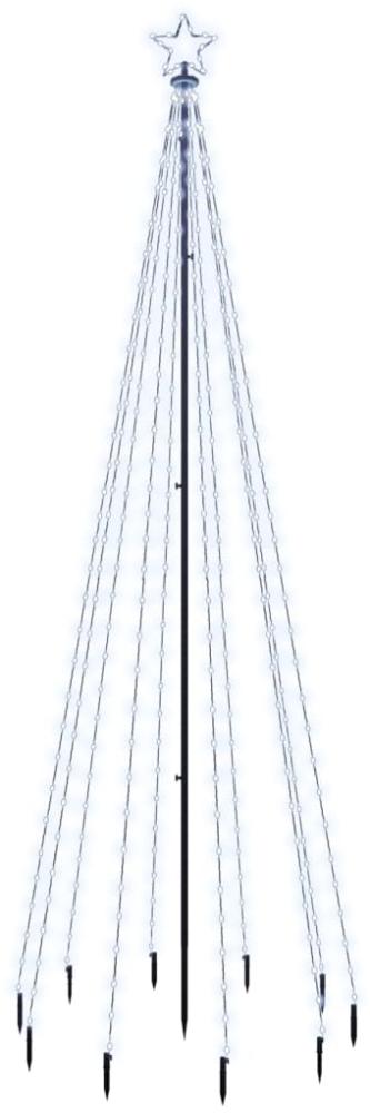 vidaXL LED-Weihnachtsbaum mit Erdnägeln Kaltweiß 310 LEDs 300 cm 343555 Bild 1