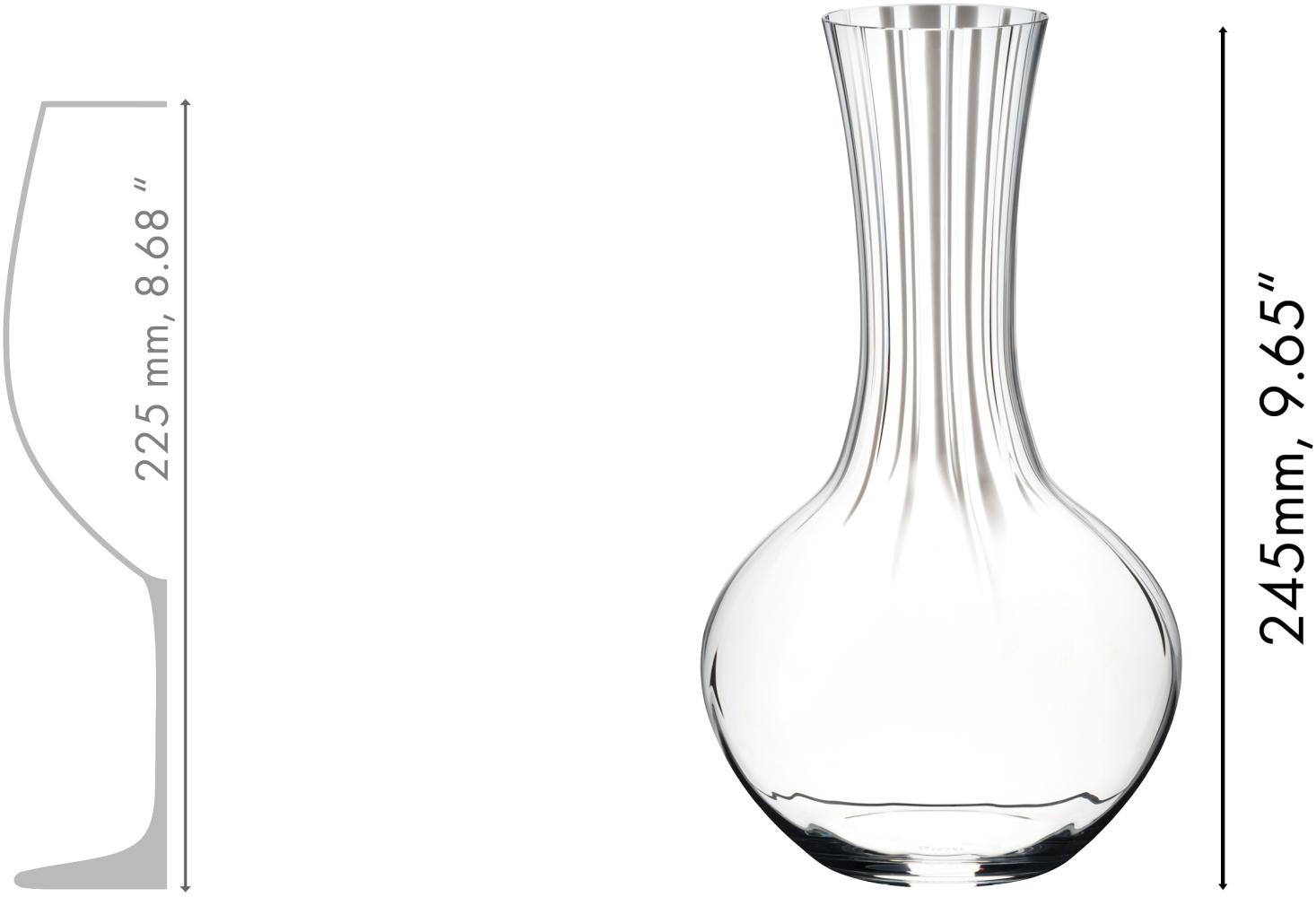 Riedel Dekanter Performance, Glasdekanter, Dekantierflasche, Weinkaraffe, Hochwertiges Glas, 1 L, 1490/13 Bild 1