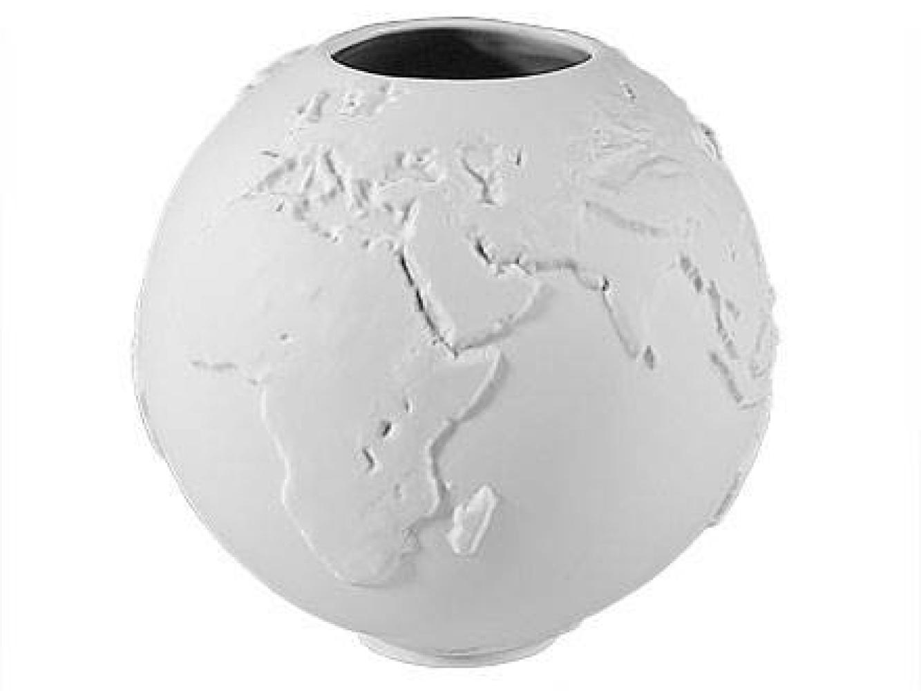 Goebel Vase Kaiser Porzellan Globe, Dekovase, Weltkugel, Porzellan, Weiß, 12 cm, 14004911 Bild 1