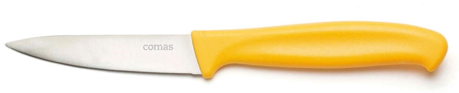 Comas Universalmesser Puntillas Micro Yellow, Obstmesser, Schälmesser, Edelstahl, Kunststoff, Gelb, 20 cm, 7538 Bild 1