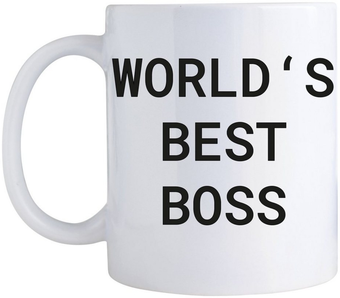 Giftandprint Tasse Best Boss Office Geschenk für den Chef Bürotasse Spruch Chefin, Geschenk für den Chef, Office, Michael Scott, Inkl. Geschenkbox Bild 1