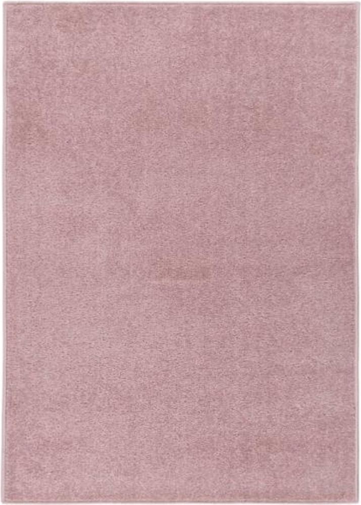 vidaXL Teppich Kurzflor 240x340 cm Rosa 340367 Bild 1