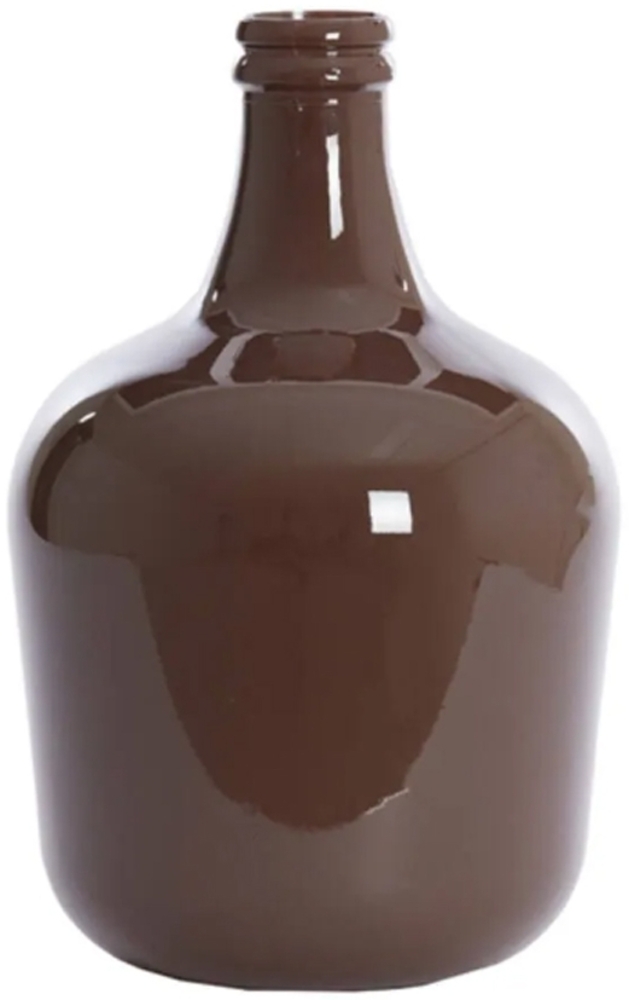 Dekovase Vase INCA von Light & Living Blumenvase Ø27x42 cm Glas Braun Glänzend Bild 1