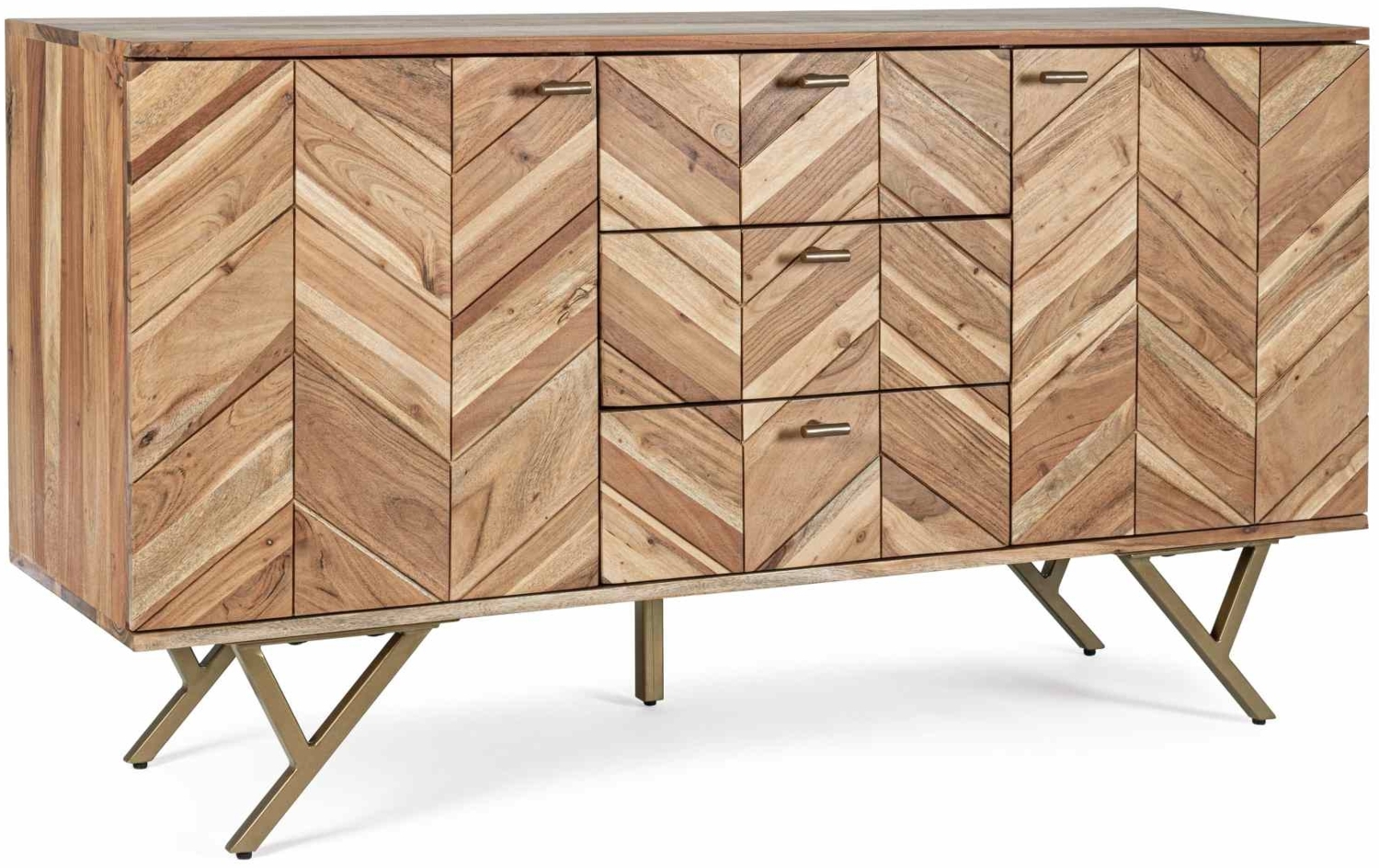 Sideboard Raida aus Akazienholz, 140 cm Bild 1