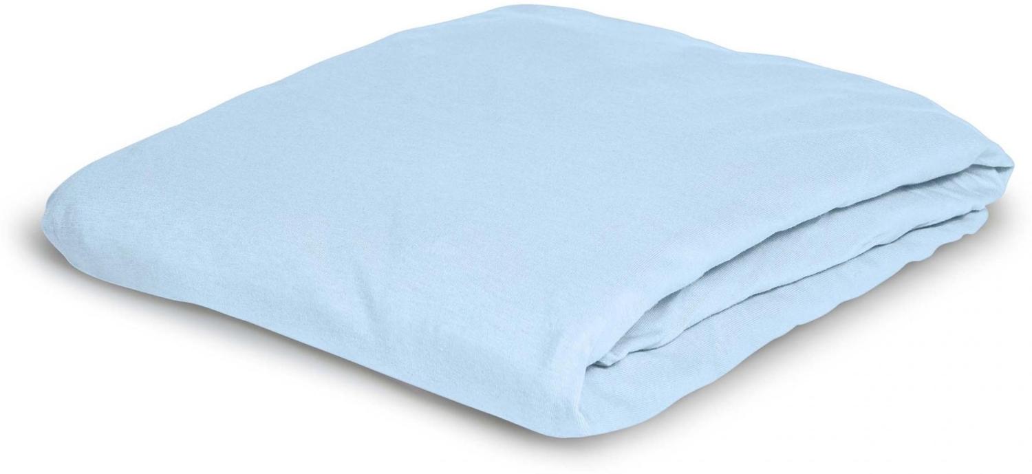 Irisette Frottier-Stretch Betttuch Orion 0009 bleu 150 x 200 cm 9-23 bleu Bild 1