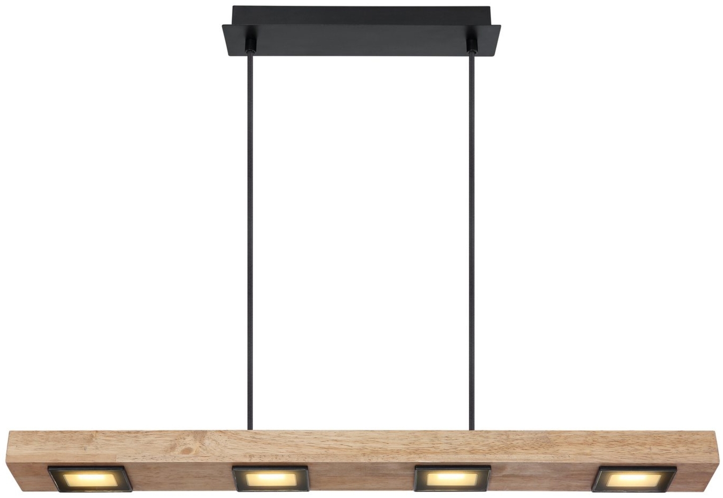 Joya Hängeleuchte Metall Schwarz Matt, 6X Led Bild 1