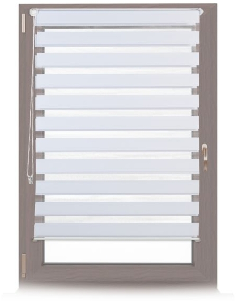 4 x Doppelrollo Klemmfix Weiß 100x150 cm 10030272 Bild 1