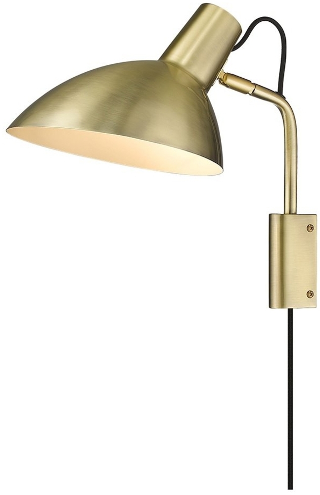 Halo Design No. 739110 Wandleuchte Metropole Messing Antik 23,4cm Bild 1