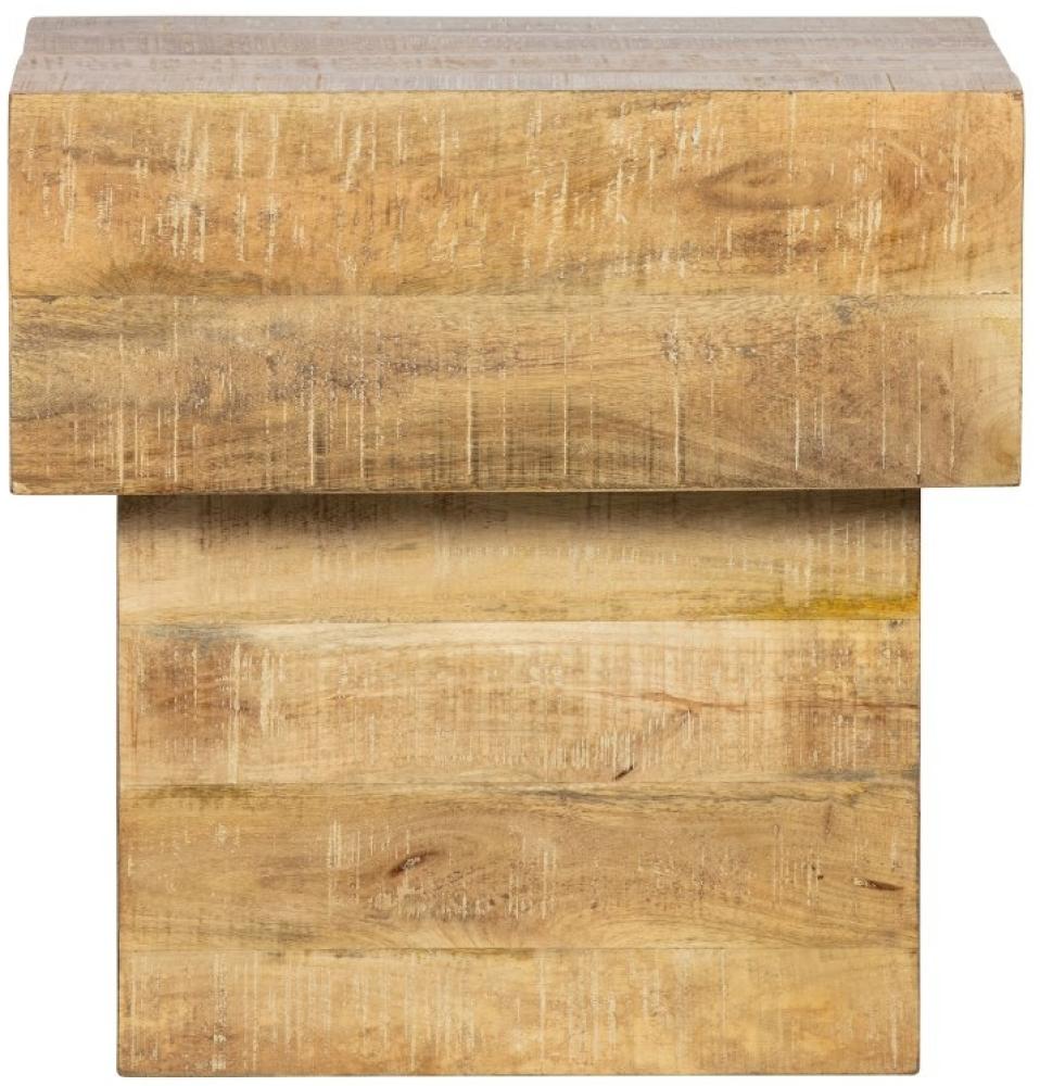 Beistelltisch Balk aus Mangoholz 50x35 cm, Natur Bild 1