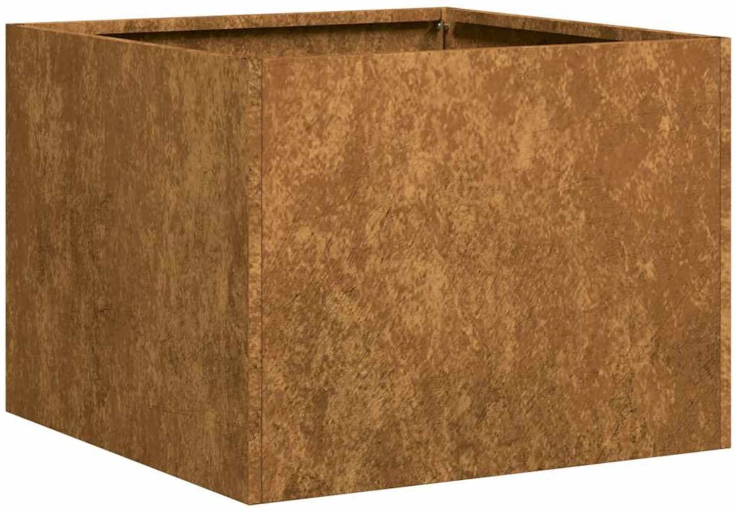 vidaXL Pflanzkübel Rostig 40x40x30 cm Wetterfester Stahl 860800 Bild 1