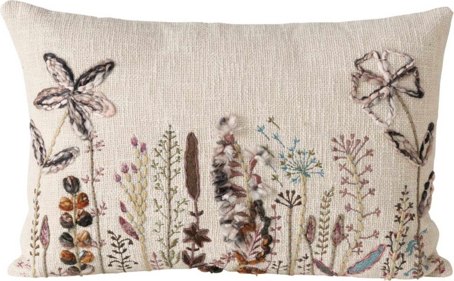 BOLTZE Dekokissen Bianka Kissen Floral beige 59cm Bild 1