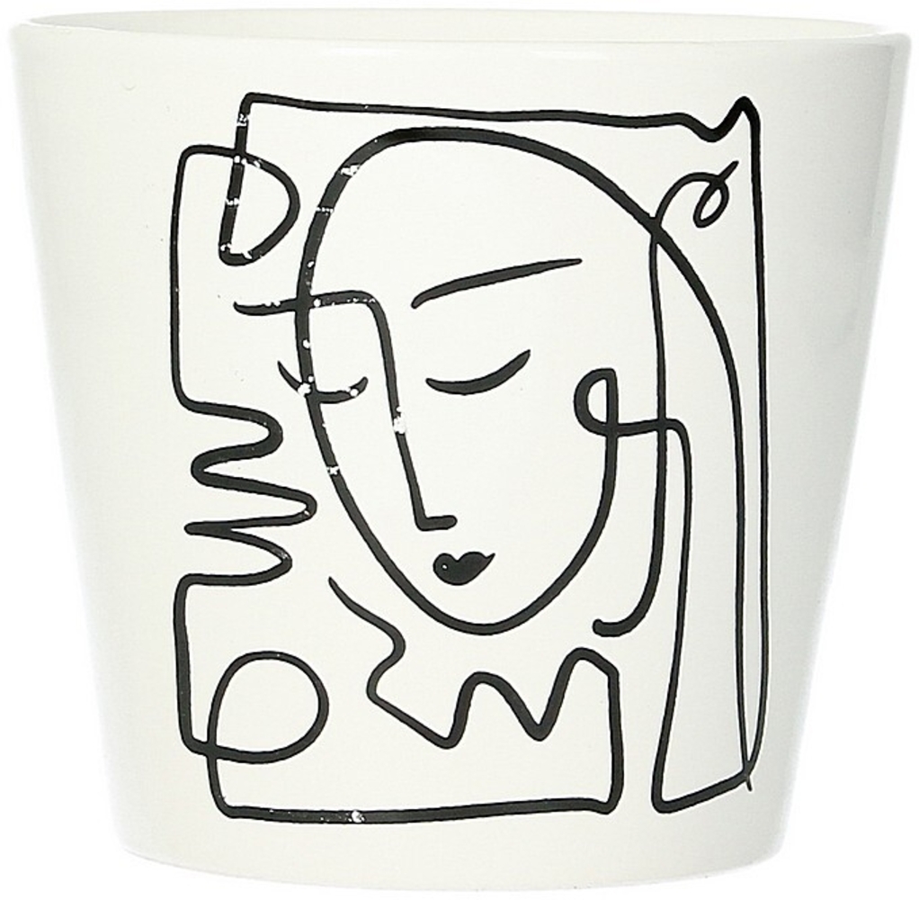 Dekoria Übertopf Face 12cm Bild 1