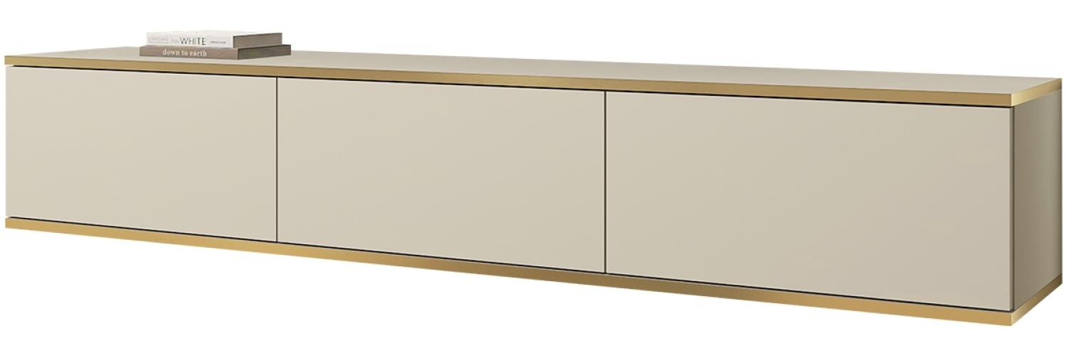 TV-Lowboard TV-Lowboard Orenate I (Farbe: Beige / Beige + Gold) Bild 1