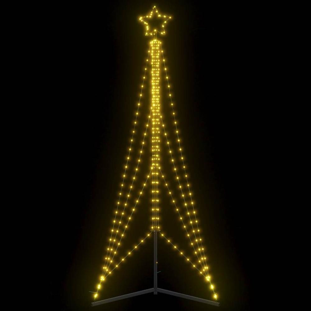 vidaXL Weihnachtsbaum-Beleuchtung 483 LEDs Warmweiß 240 cm 4016412 Bild 1