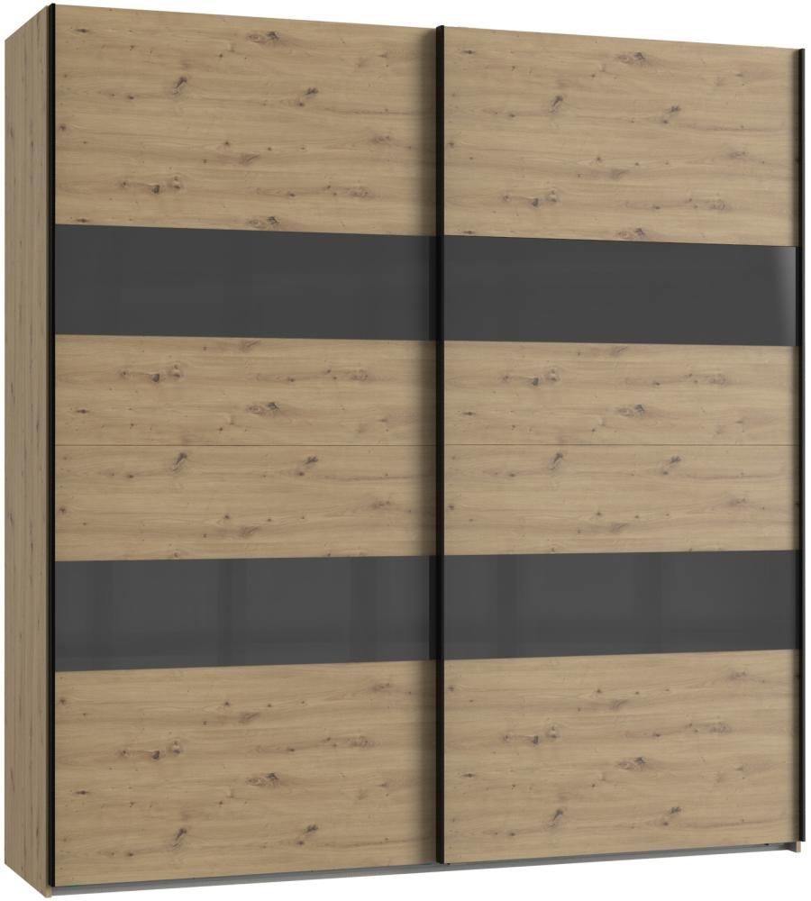 Kleiderschrank >Altona2< (B/H/T: 225x236x65 cm) in Artisan-Eiche-Nachbildung Bild 1