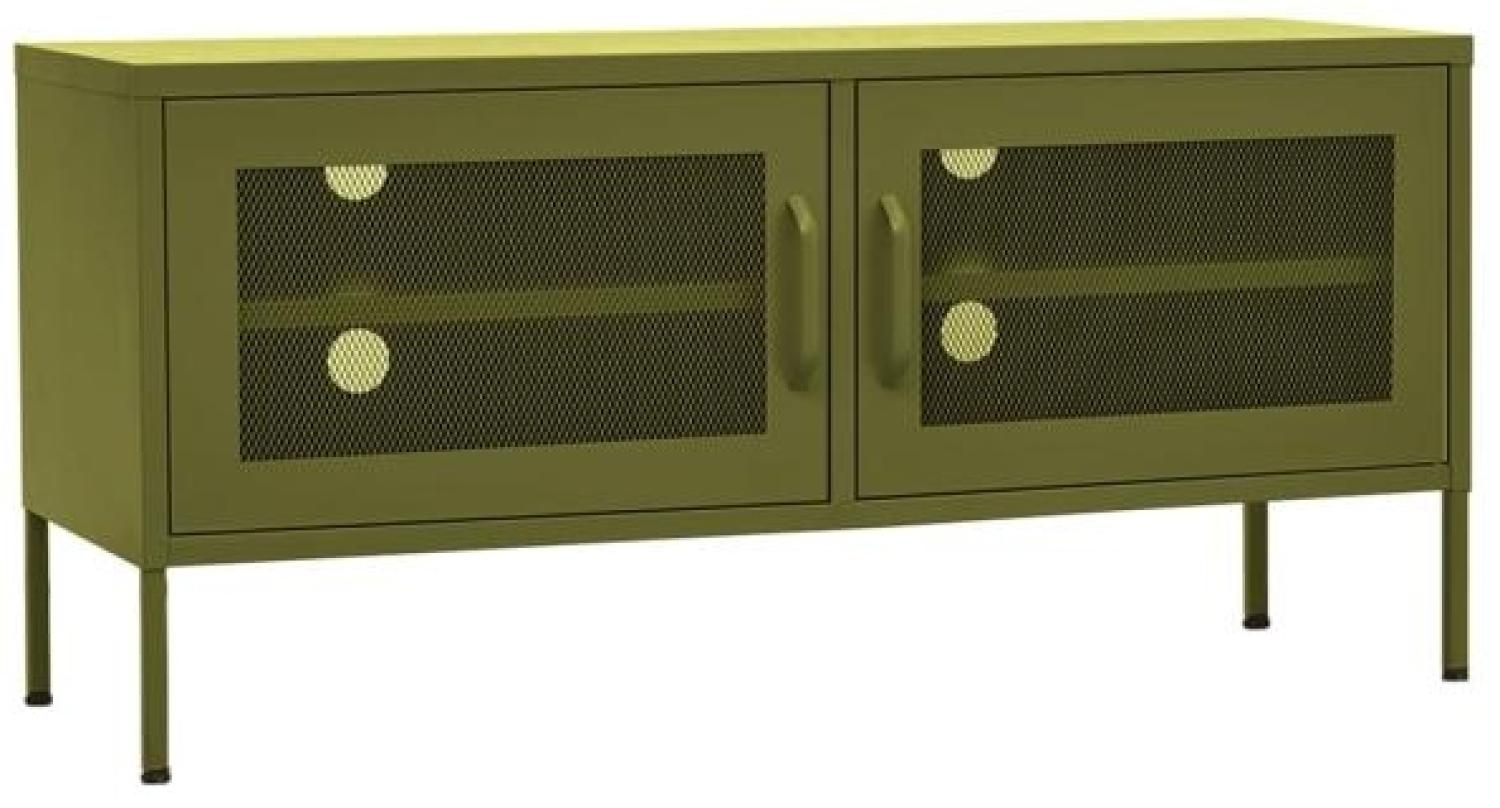 vidaXL TV-Schrank Olivgrün 105x35x50 cm Stahl [336234] Bild 1