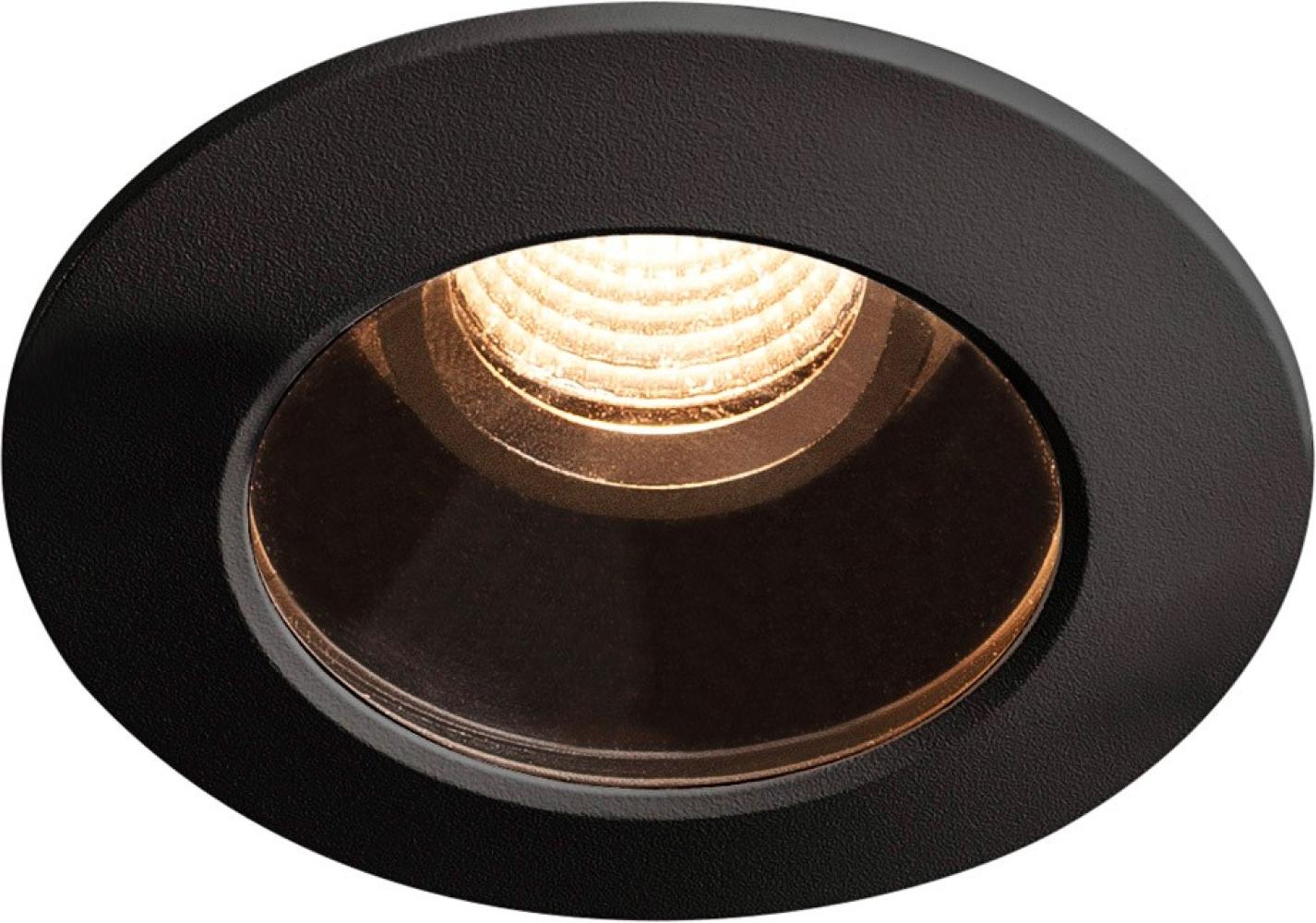 SLV VARU DL, LED Outdoor Deckeneinbauleuchte, schwarz, IP20/65, 2700K - Einbauleuchten (Outdoor) Bild 1