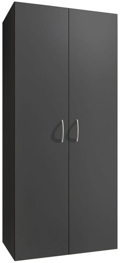 Lomadox Garderobenschrank MIAMI-43 graphit, mit Kleiderstange, ca. 80/185/54 cm Bild 1