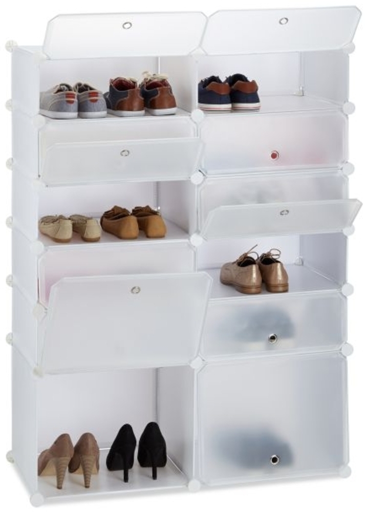 Schuhregal Kunststoff mit 12 Fächern 10024523_49 Bild 1