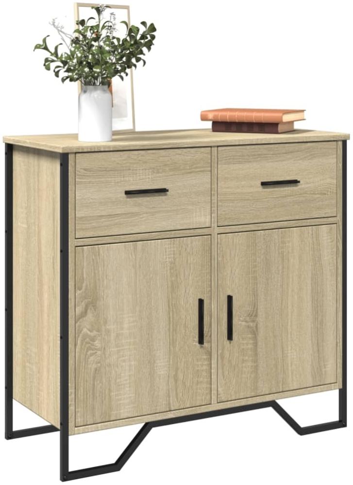 vidaXL Sideboard Sonoma-Eiche 79,5x35,5x74,5 cm Holzwerkstoff 848545 Bild 1