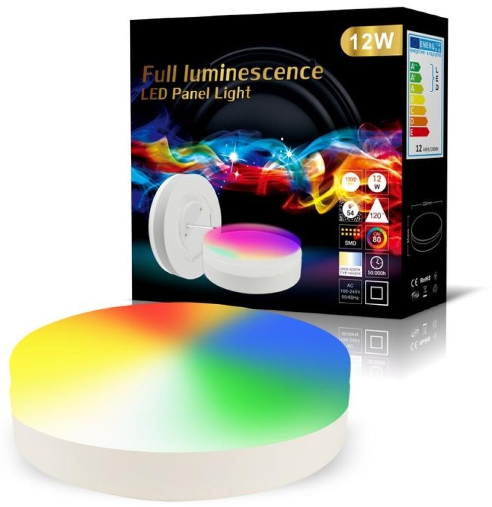 LED Deckenleuchte SMART 12W Ø22,5CM RGB+CCT IP44 Bild 1