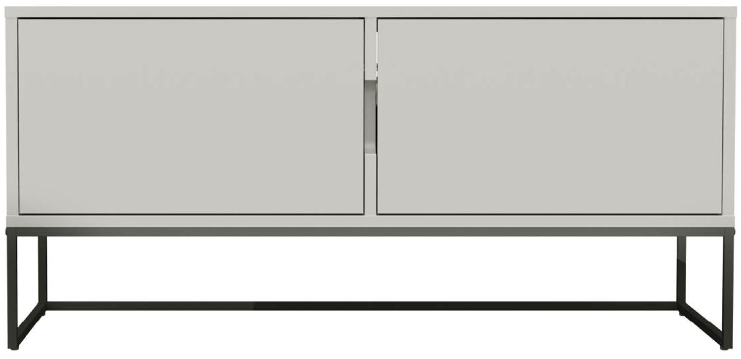 TV-Bank - Cubic - Mit Türen - Weiß Bild 1