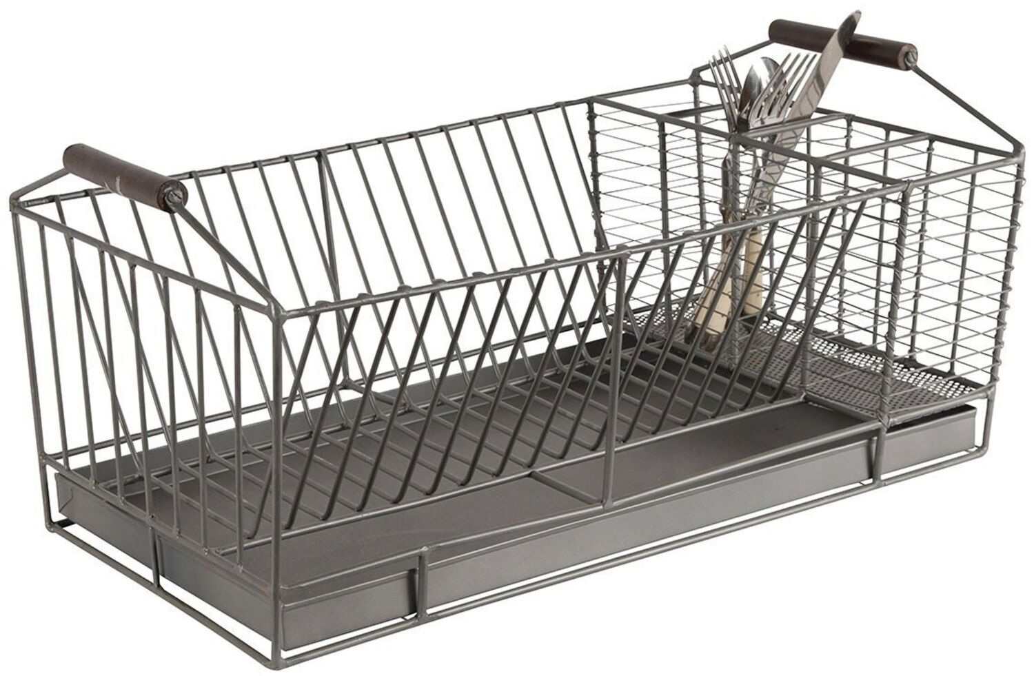 Abtropfgestell Abtropfständer für Geschirr Metall Antic Line DEC8039 Bild 1