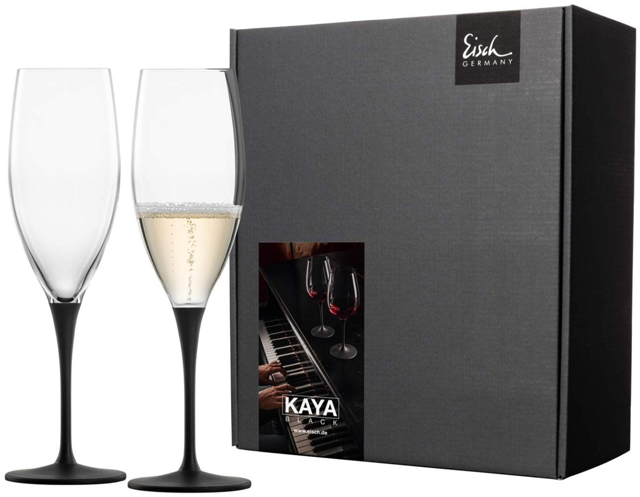 Eisch KAYA Champagnergläser 278 ml schiefer 2er Set im Geschenkkarton - A Bild 1