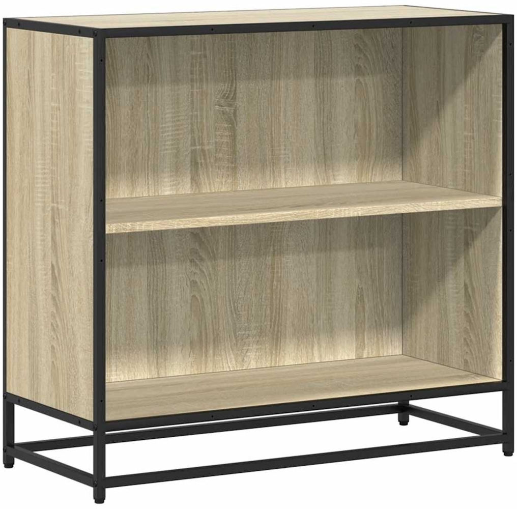 vidaXL Bücherregal Sonoma-Eiche 80,5x35x76 cm Holzwerkstoff 849105 Bild 1