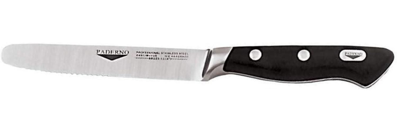 Sambonet Coltelli Forgiati Stahl/PP schwarz Allzweckmesser 11 cm P0016-P00053-18123-11 Bild 1