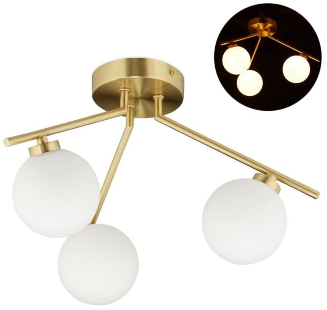 Deckenlampe mit 3 Kugeln GLOBI 10029519 Bild 1
