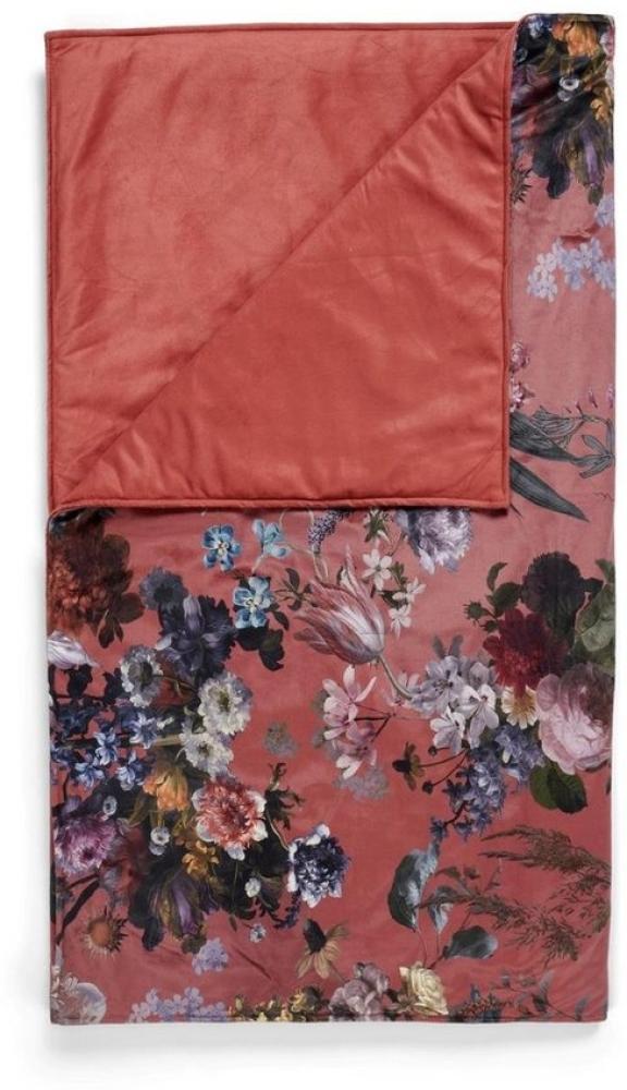 Essenza Tagesdecke Isabelle, aus weichem Samt mit Blumenprint Bild 1