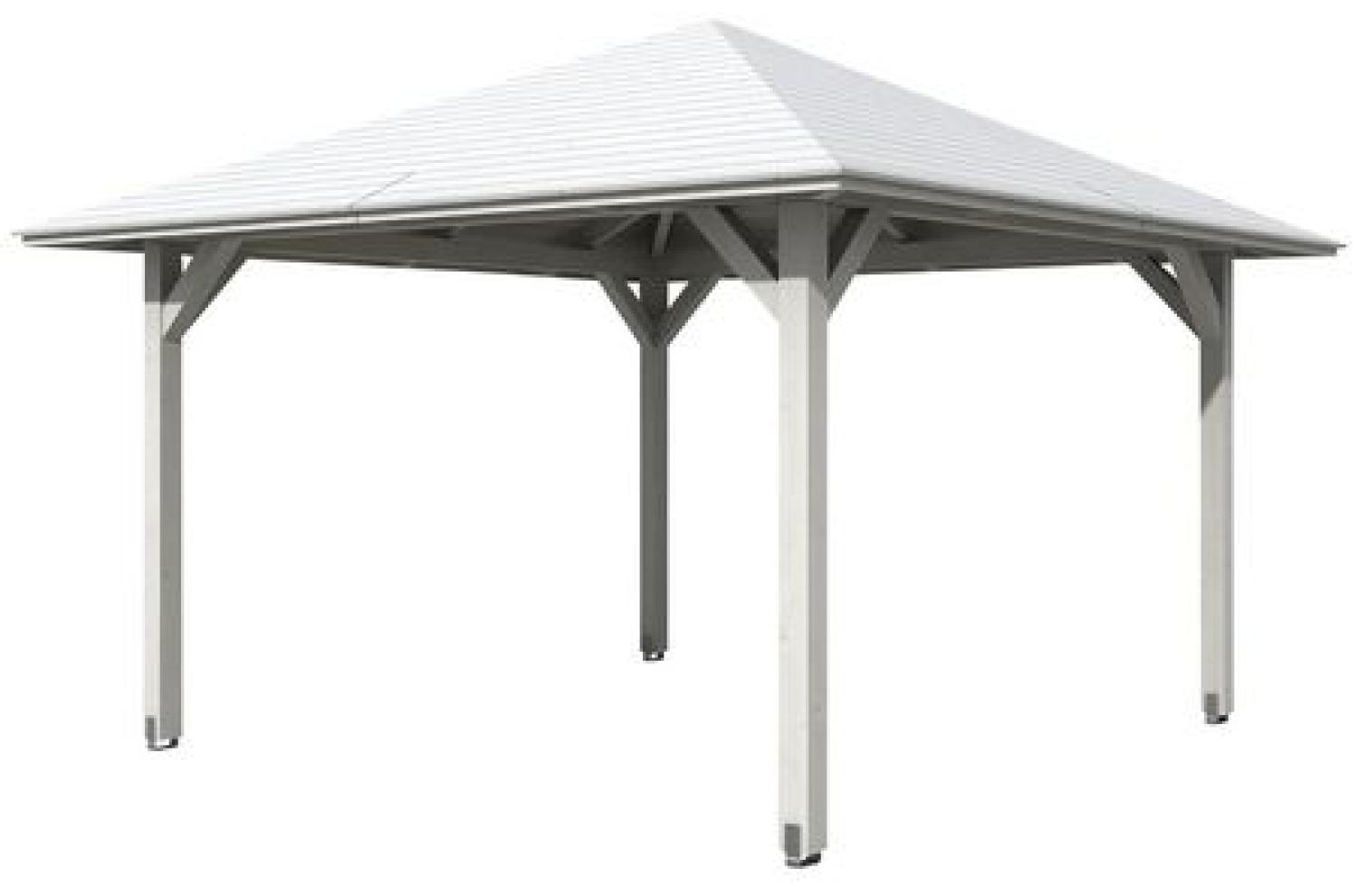 SKANHOLZ Pavillon, Zeltdach, viereckig, BxT: 439x439 cm weiß Gartenpavillon Bild 1