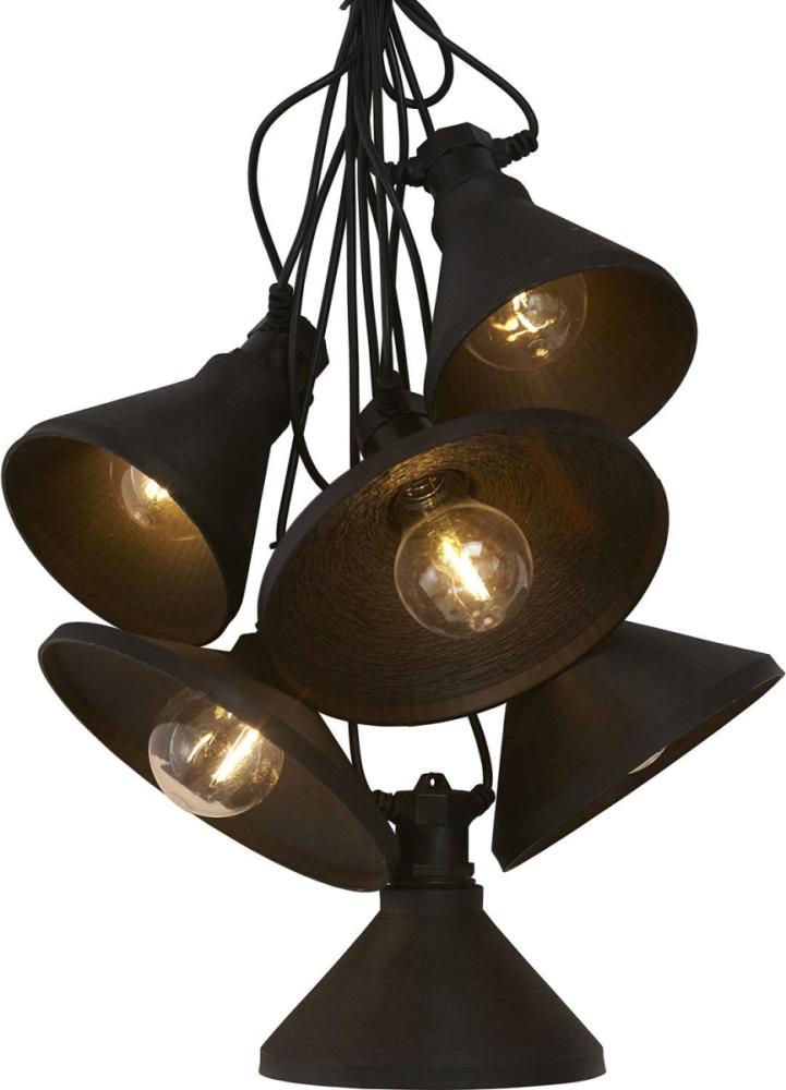 PR Home 1898103 Daphne Lichterkette 6-flammig schwarz 720cm Bild 1