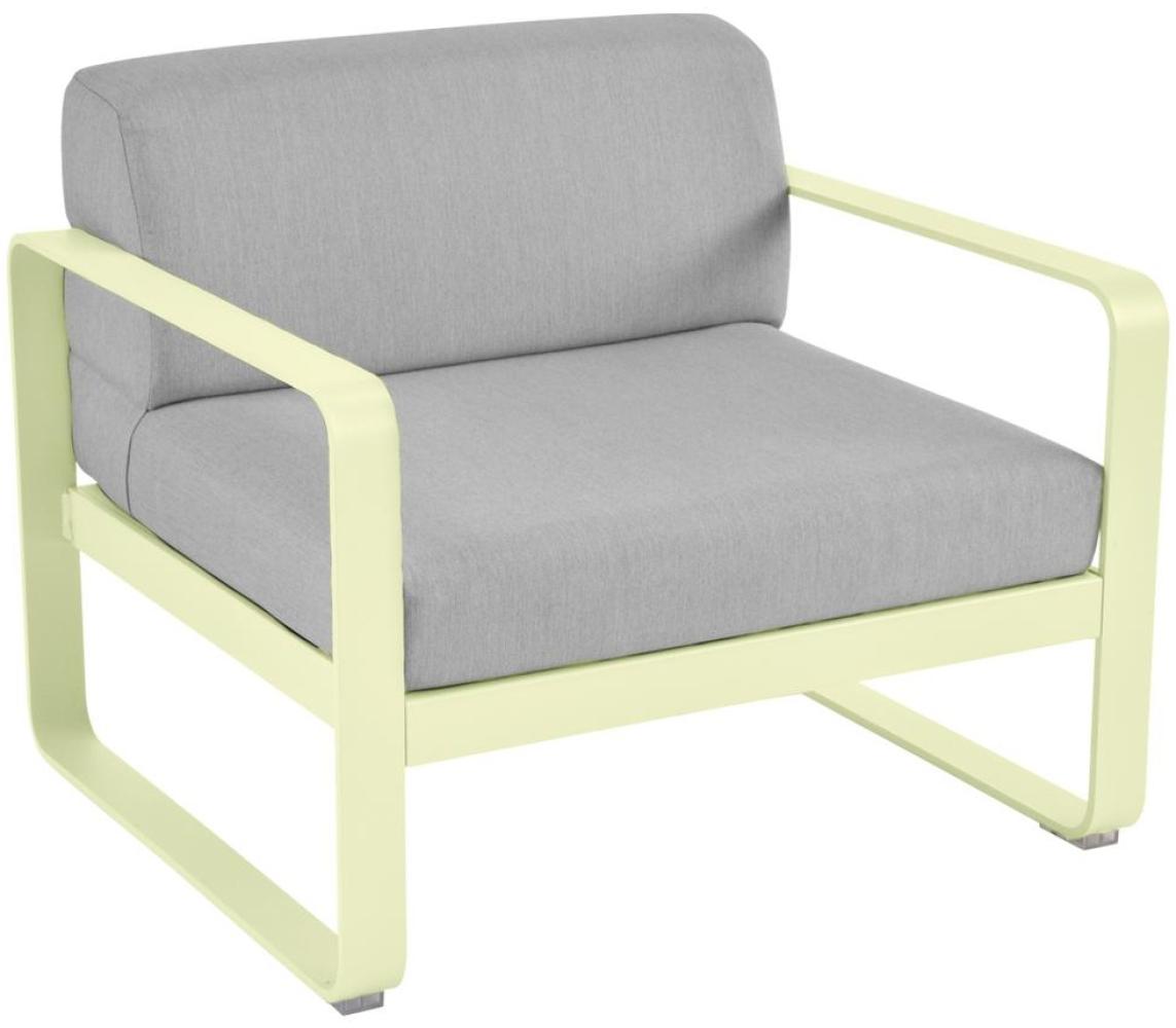 Bellevie Lounge-Sessel Outdoor A6 Zitronensorbet 79 Flanellgrau Bild 1