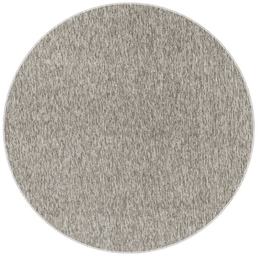 Carpettex Schlingenteppich Unicolor - Einfarbig, Rund, Höhe: 7 mm, Runder Schlingen Teppich Wohnzimmer Einfarbig Meliert Optik Bild 1