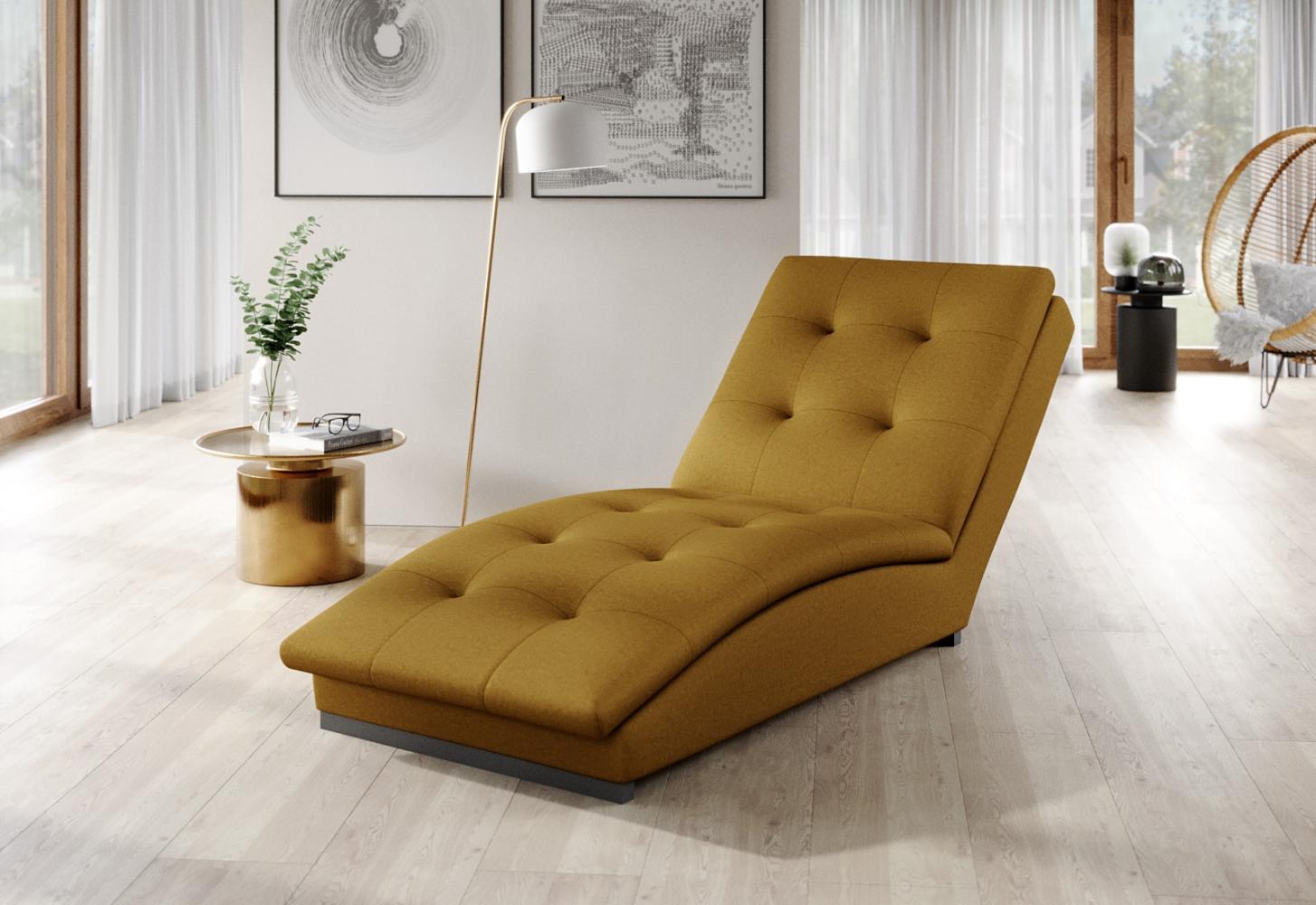 ELTAP 'Doro' Chaiselongue, 170 x 85 x 95 cm, Gelb Bild 1