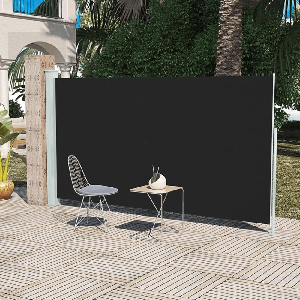 vidaXL Seitenmarkise 160x300 cm Schwarz 40809 Bild 1