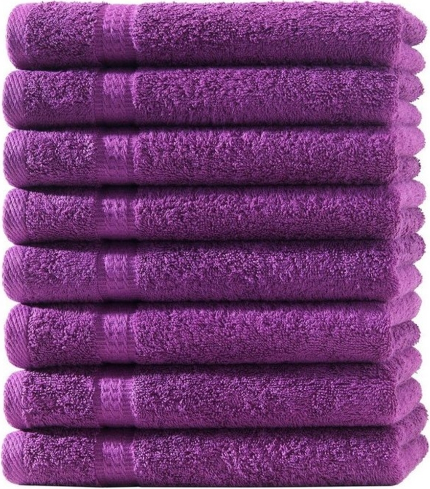 Hometex Premium Textiles Handtuch in Premium Qualität 500 g/m², Feinster Frottier-Stoff 100% Baumwolle, 8x Gästetuch, weich, saugfähig, extra schwer & flauschig - TEST BILD TOP MARKE 2025 Bild 1