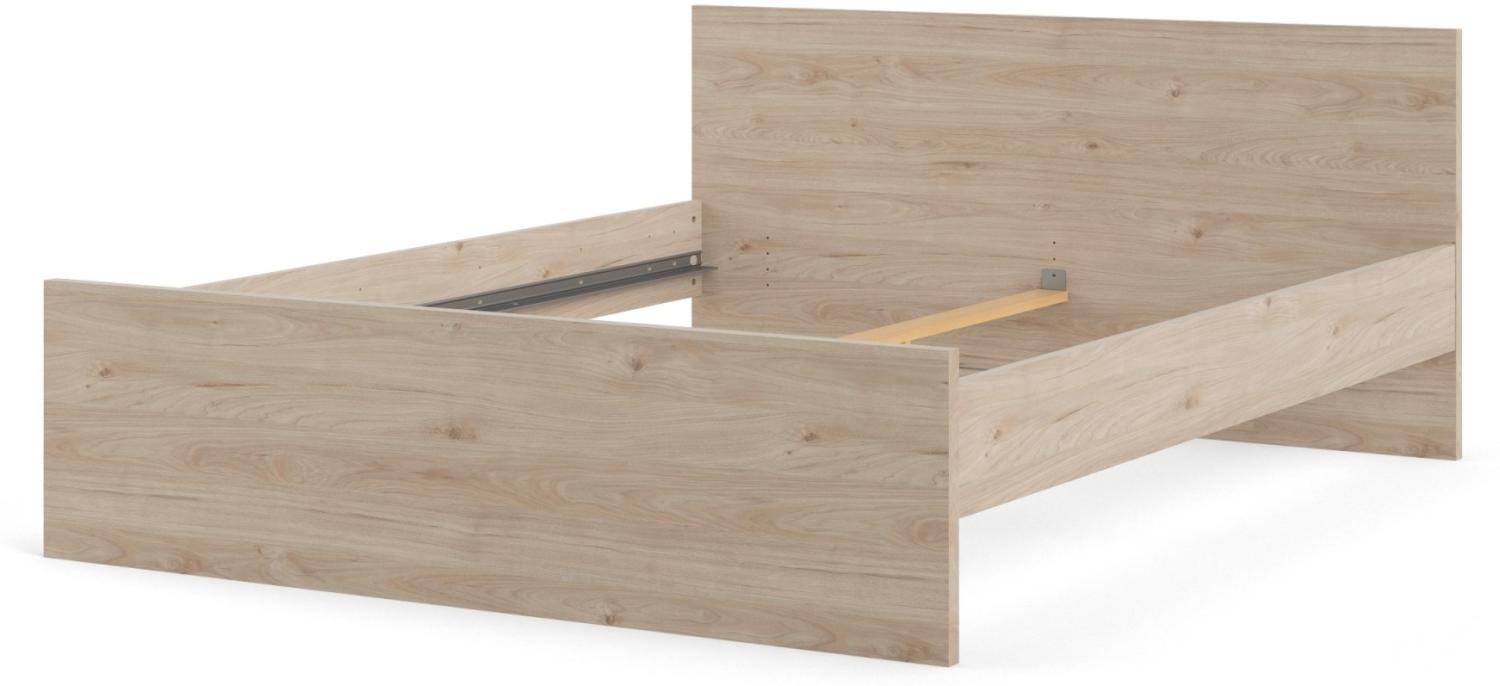 Nada Bett 160x200 Hickory-Dekor Doppelbett Ehebett Schlafzimmer Gästebett Bild 1
