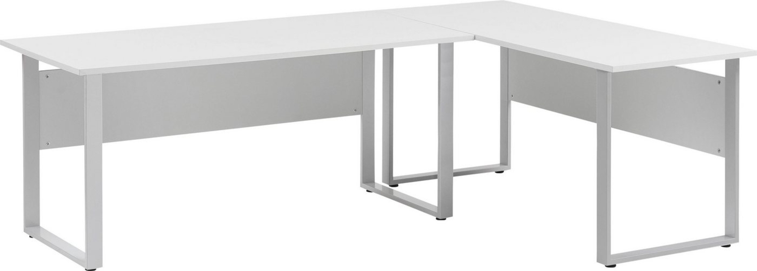 MÖBELPARTNER 2 Schreibtische kombinierbar Ecktisch Computertisch Winkeltisch Bild 1