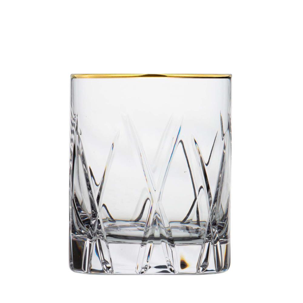 Whiskyglas Kristall London Gold clear (10 cm) Bild 1