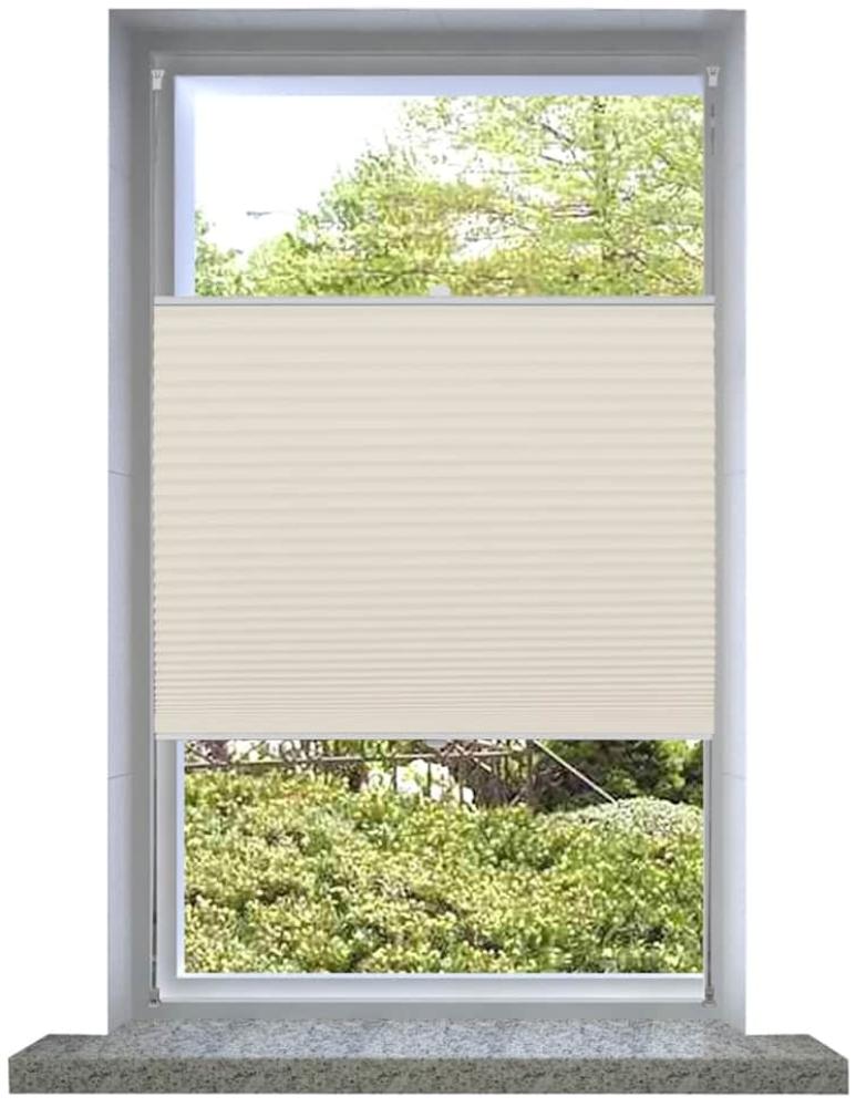 Plissee Faltrollo Rollo Plisseerollo 80x100cm Creme 240633 Bild 1