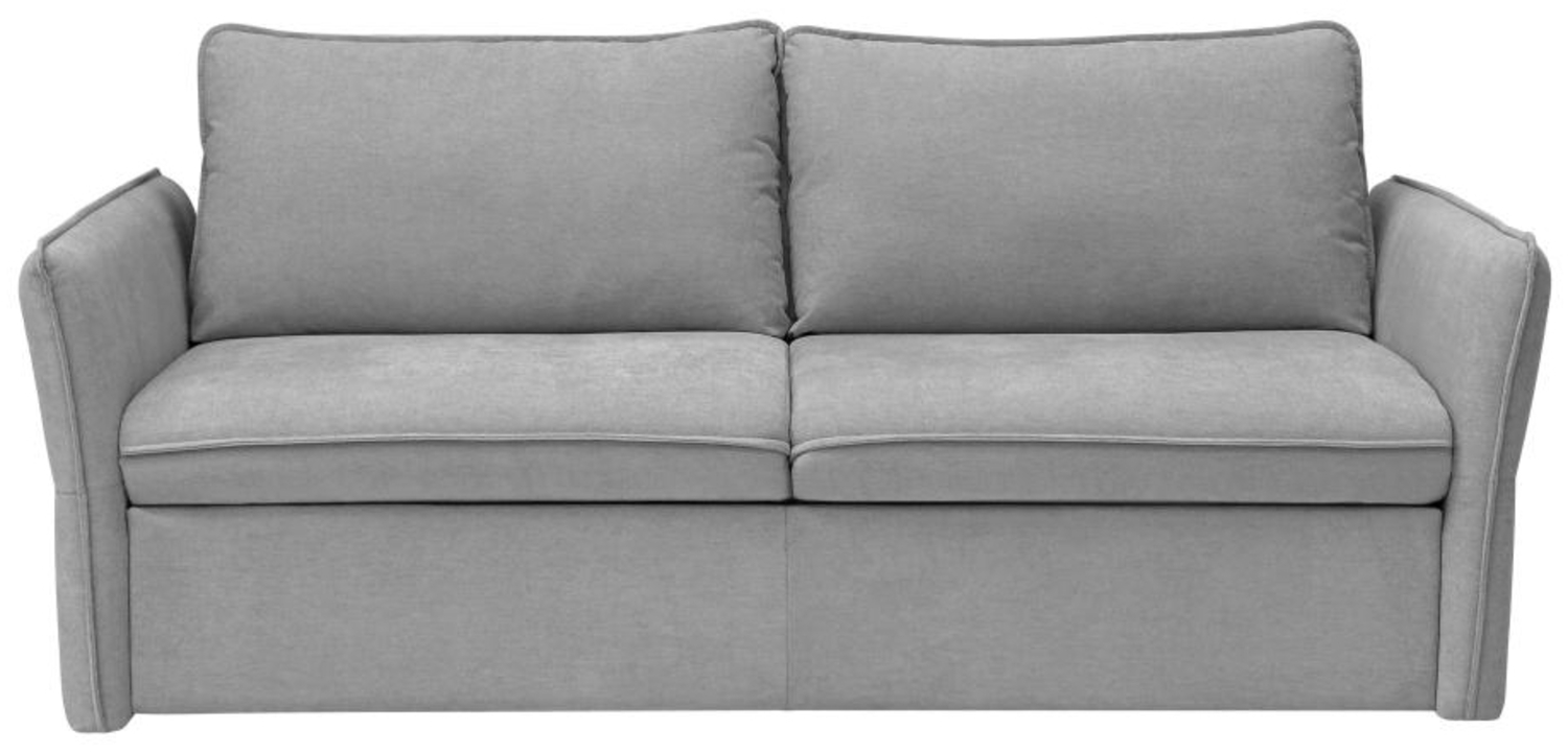 Vente-unique - Schlafsofa mit Matratze 3-Sitzer - Stoff - Grau - Liegefläche 140 cm - CELTARI Bild 1