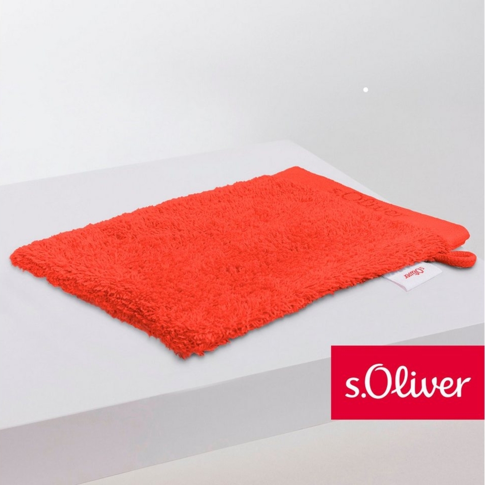 s.Oliver Waschhandschuh s.Oliver, Premium Qualität, 600 gr/m², auch als Sets erhältlich, Walkfrottier (1-St), große Farbauswahl, auch als Duschtuch, Handtuch, Gästetuch Bild 1